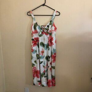 LOFT Women's Size 0 Cotton Floral Dress NWT